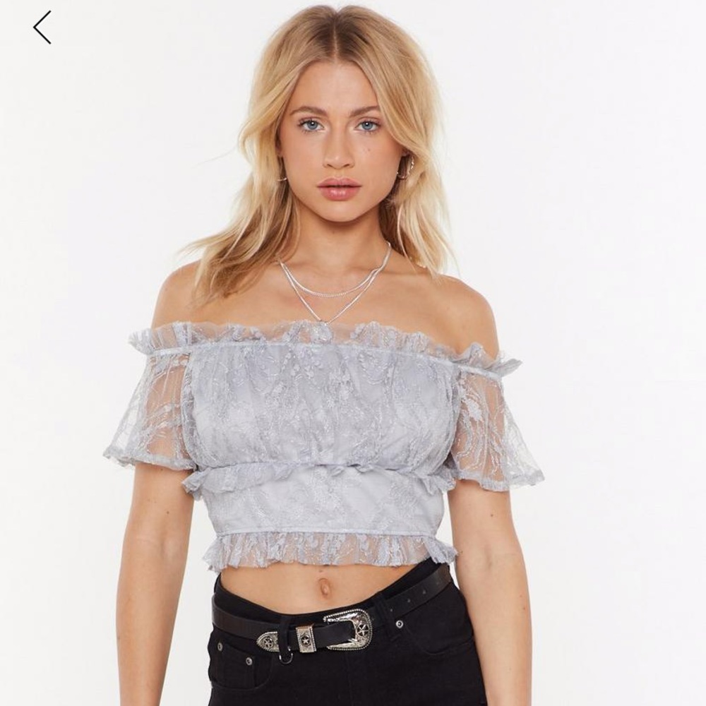 Nastygal Off-the-shoulder Cropped Top